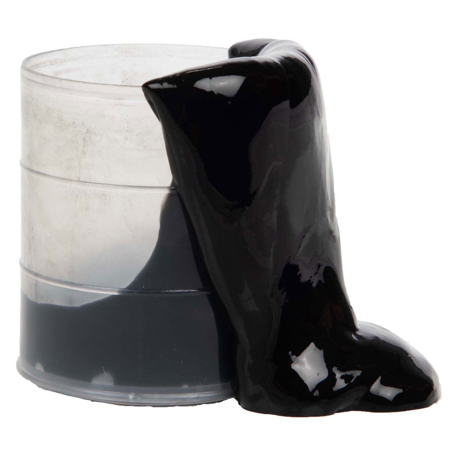 Toi-toys slime en mini baril de pétrole noir