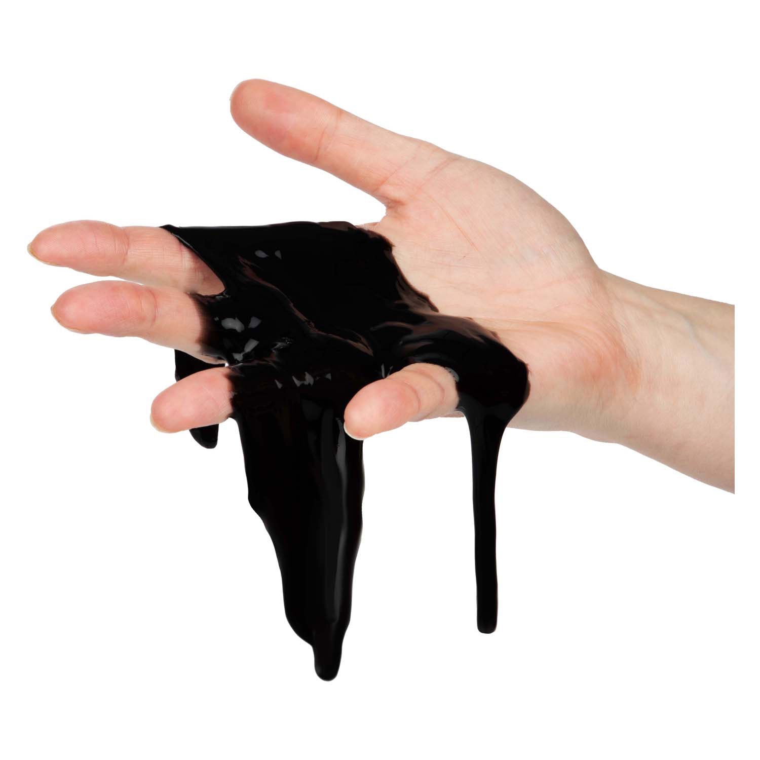 Toi-toys slime en mini baril de pétrole noir