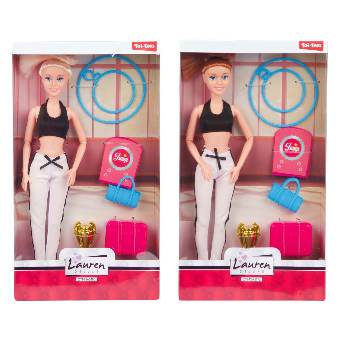 Lauren Fashion Doll Gymnastics avec accessoires
