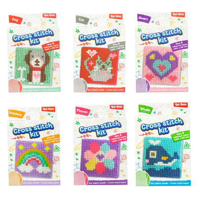TOI-TOYS Craft Brodemery Set Tmed Cross Stitch