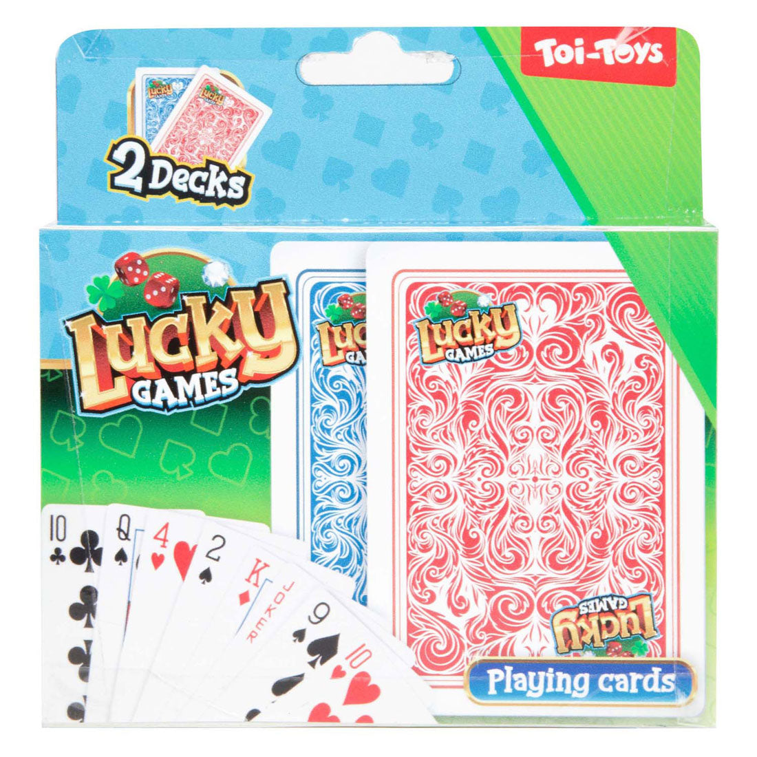 TOI-TOYS Lucky Games à jouer aux cartes, 2e.
