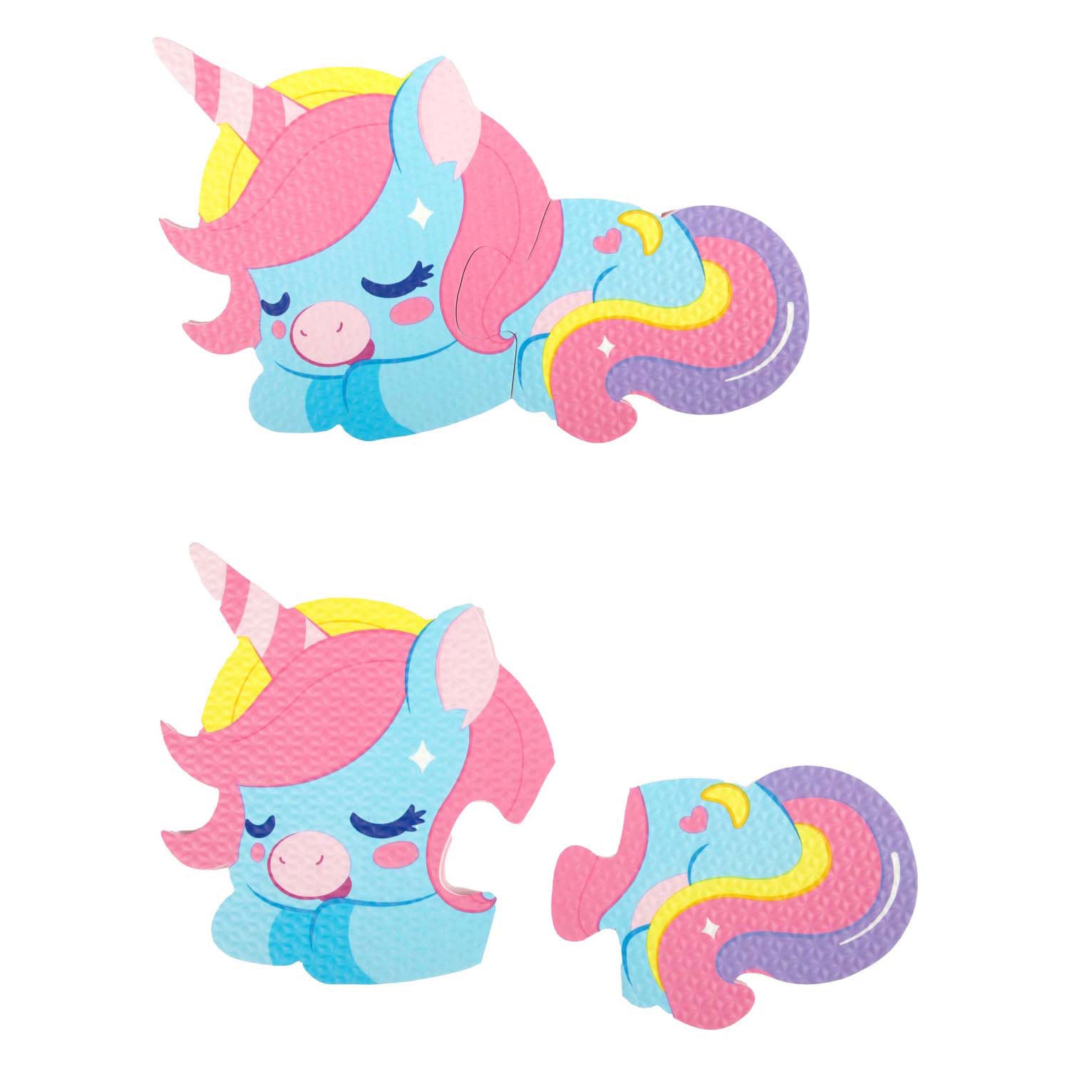 Toi-toys petites étoiles mousse de plancher puzzle Unicorn, 36e.