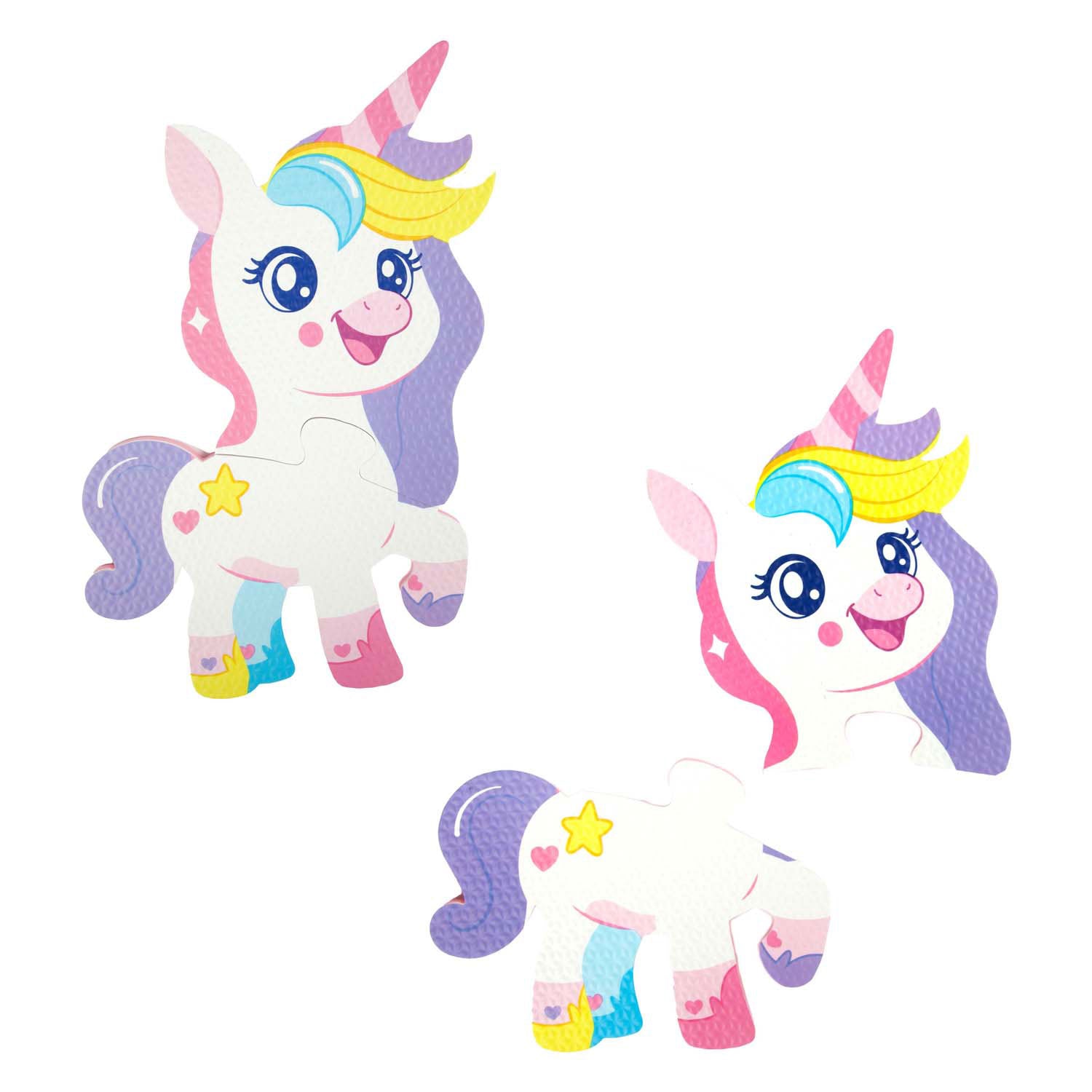 Toi-toys petites étoiles mousse de plancher puzzle Unicorn, 36e.