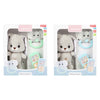 Toi-toys petites étoiles peluche bébé lapin en peluche avec hochet et téléphone, 3 pcs.