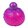 Toi-toys boule à presser amusante en maille néon, 6 cm