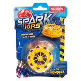 Toi-toys toupie à remontage amusante étincelle avec silex - afbeelding 3
