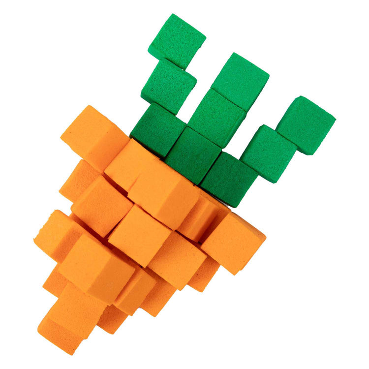 Toi-toys puzzle blocs de mousse 1 cm autocollants | 6 pièces