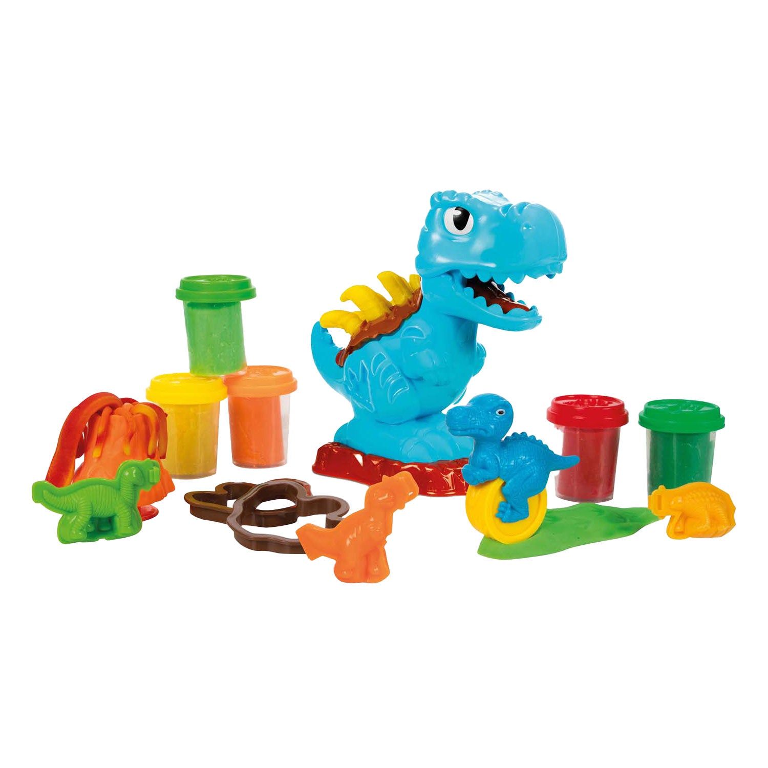 Toi-toys ensemble d'argile à sculpter dinosaure - 5 pots en argile