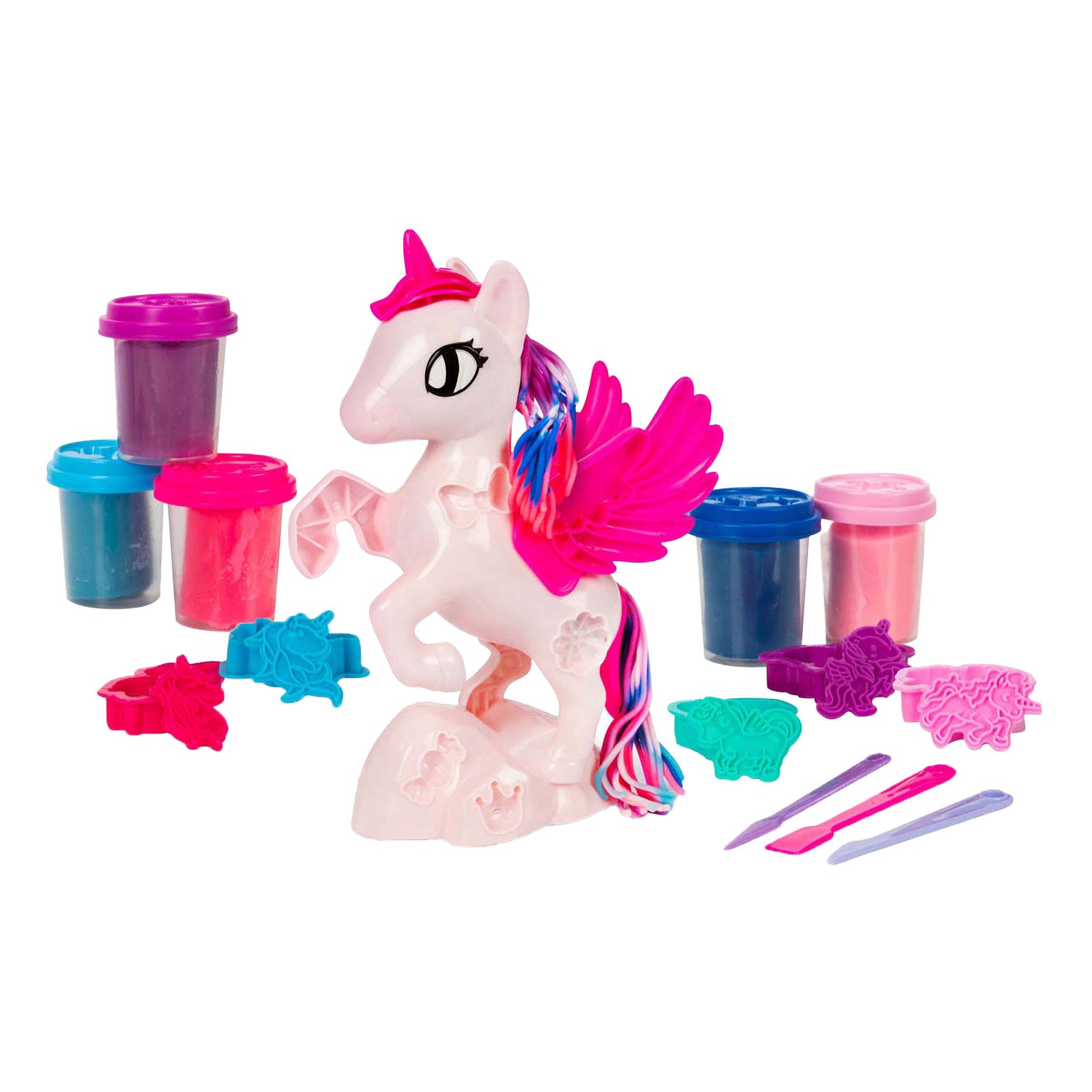 Toi-toys ensemble d'argile à sculpter licorne, 5 pièces.