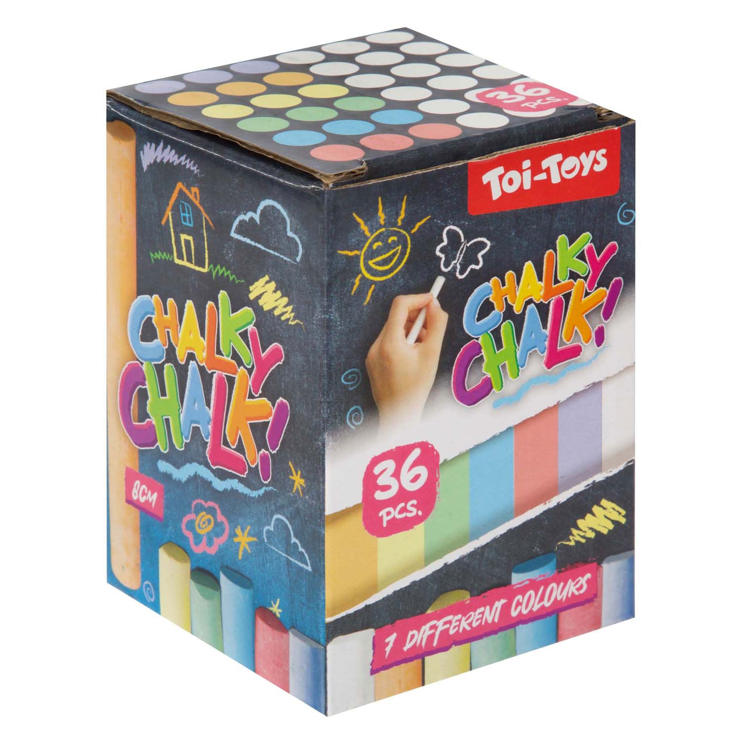 Craie pour tableau noir Toi-toys, 36 pcs.
