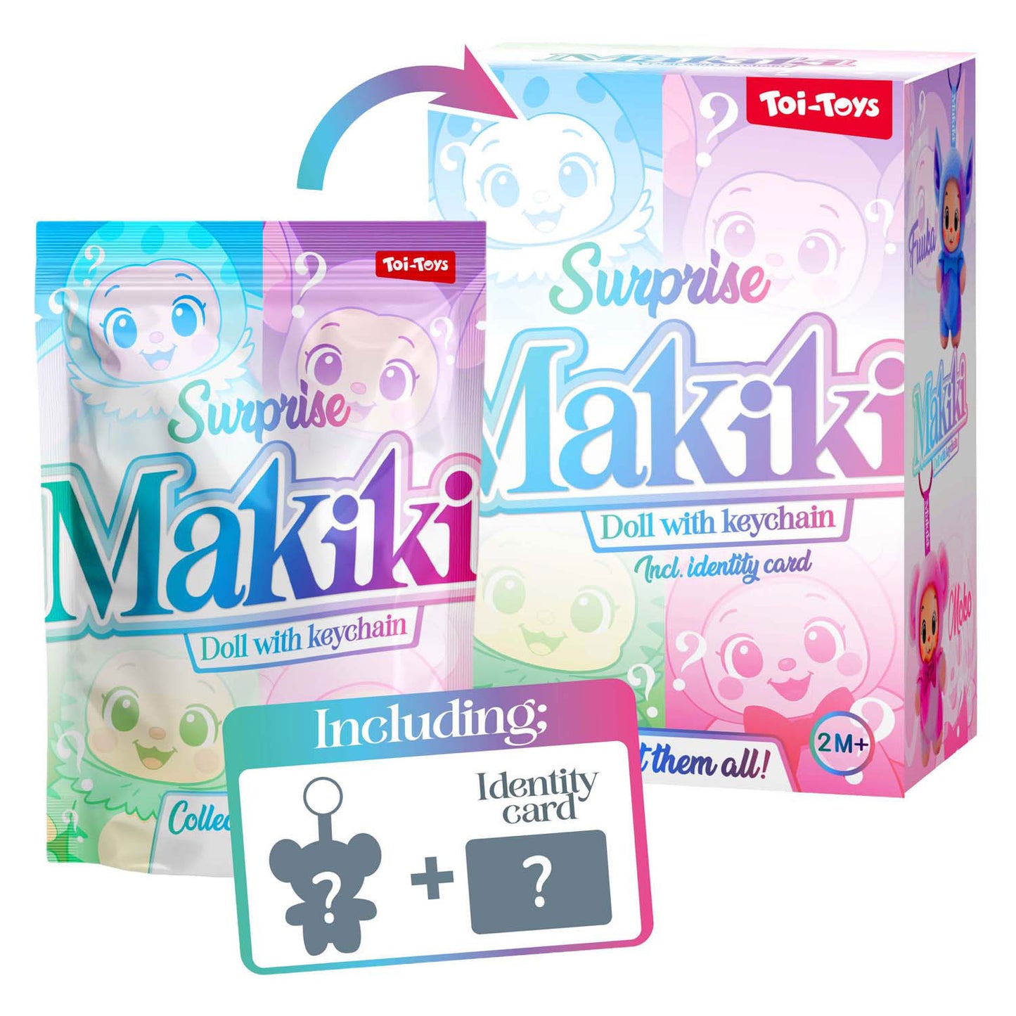 Toi-toys porte-clés makiki 15cm