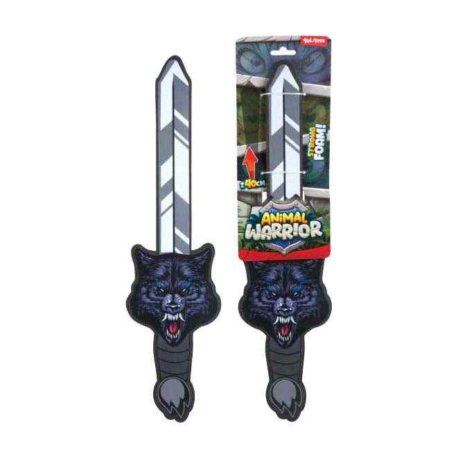 Toi-toys épée en mousse animal sauvage 42cm