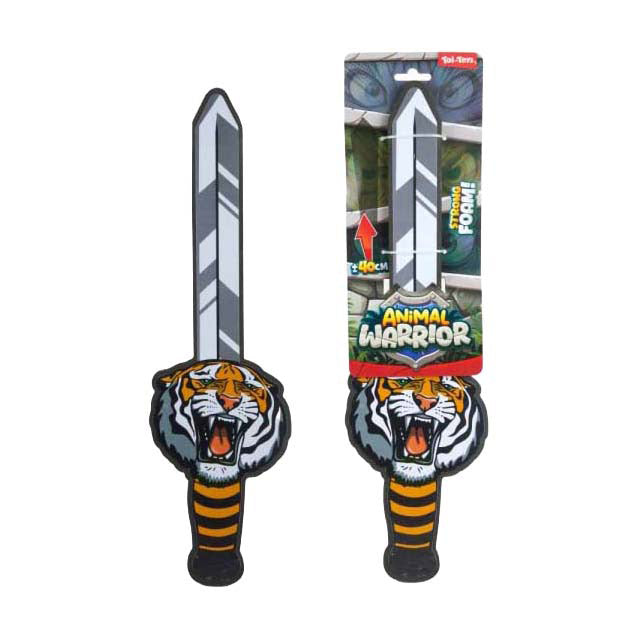 Toi-toys épée en mousse animal sauvage 42cm