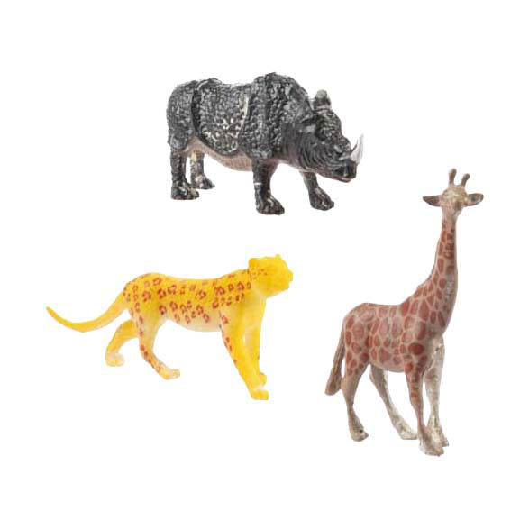 Toi-toys ensemble de fouilles du monde animal animal sauvage