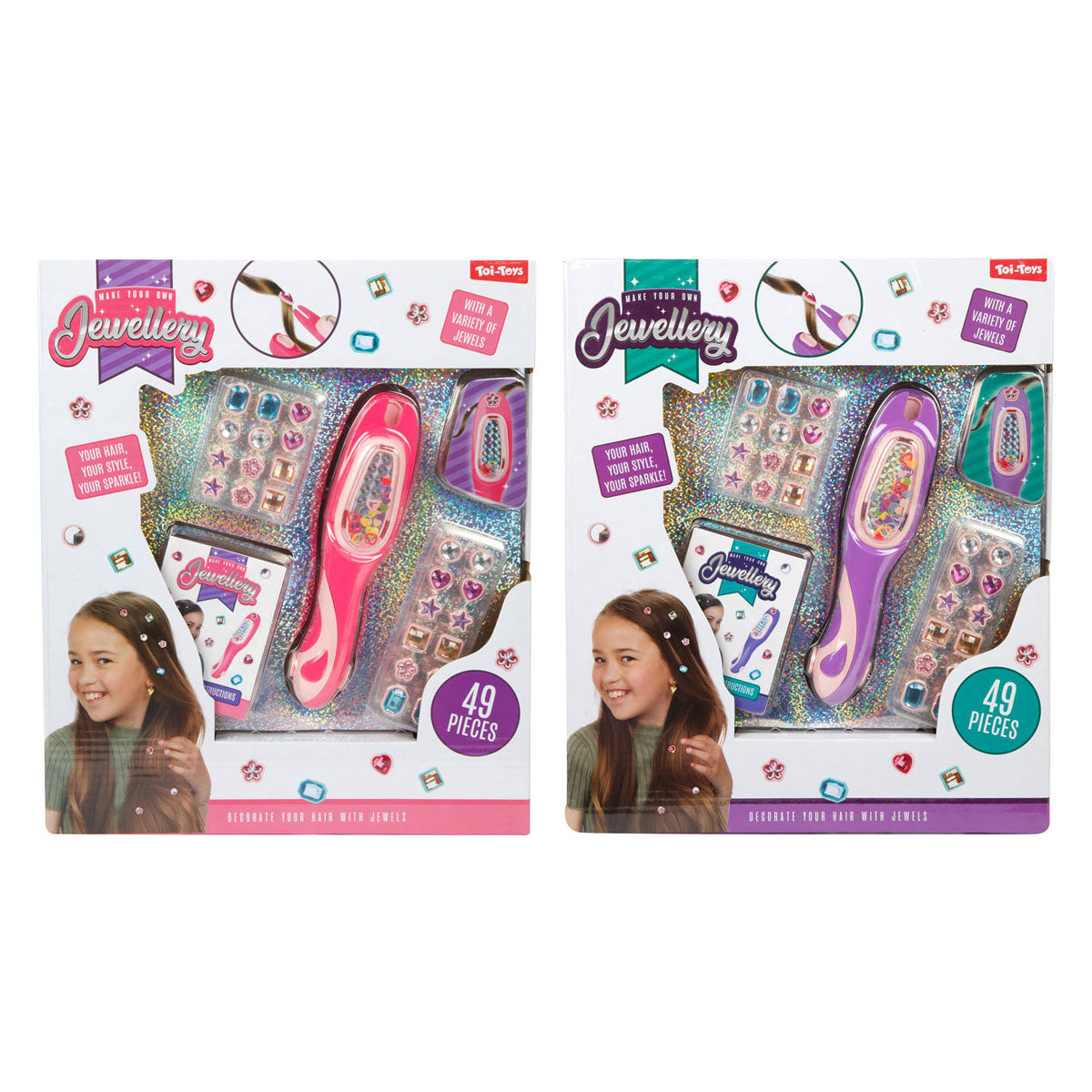 Ensemble Toi-toys la décore de bijoux - 49pcs.
