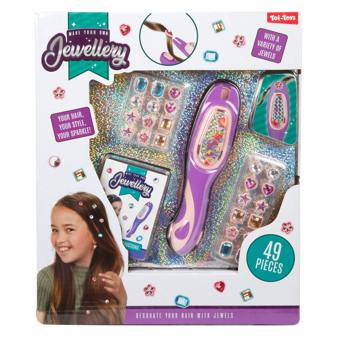 Ensemble Toi-toys la décore de bijoux - 49pcs.