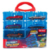 Toi-toys mallette de rangement turbo racers comprenant 8 voitures en métal - 1:45