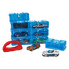 Toi-toys mallette de rangement turbo racers comprenant 8 voitures en métal - 1:45