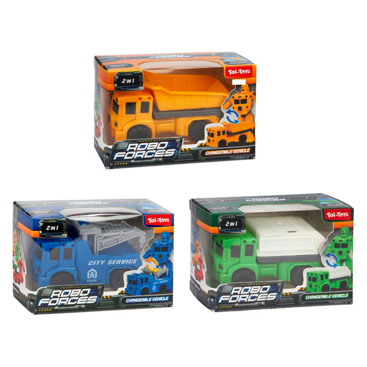 Toi-toys mini camion roboforces - 2en1