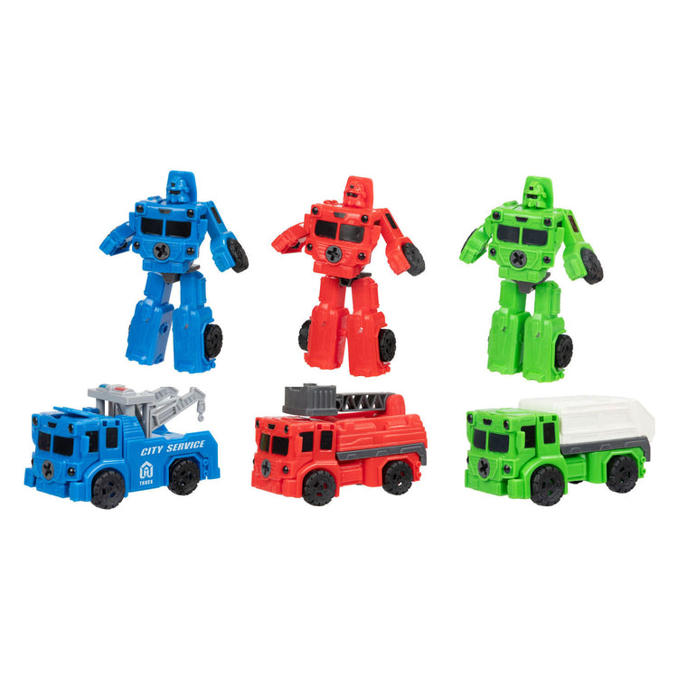 Toi-toys mini camion roboforces - 2en1