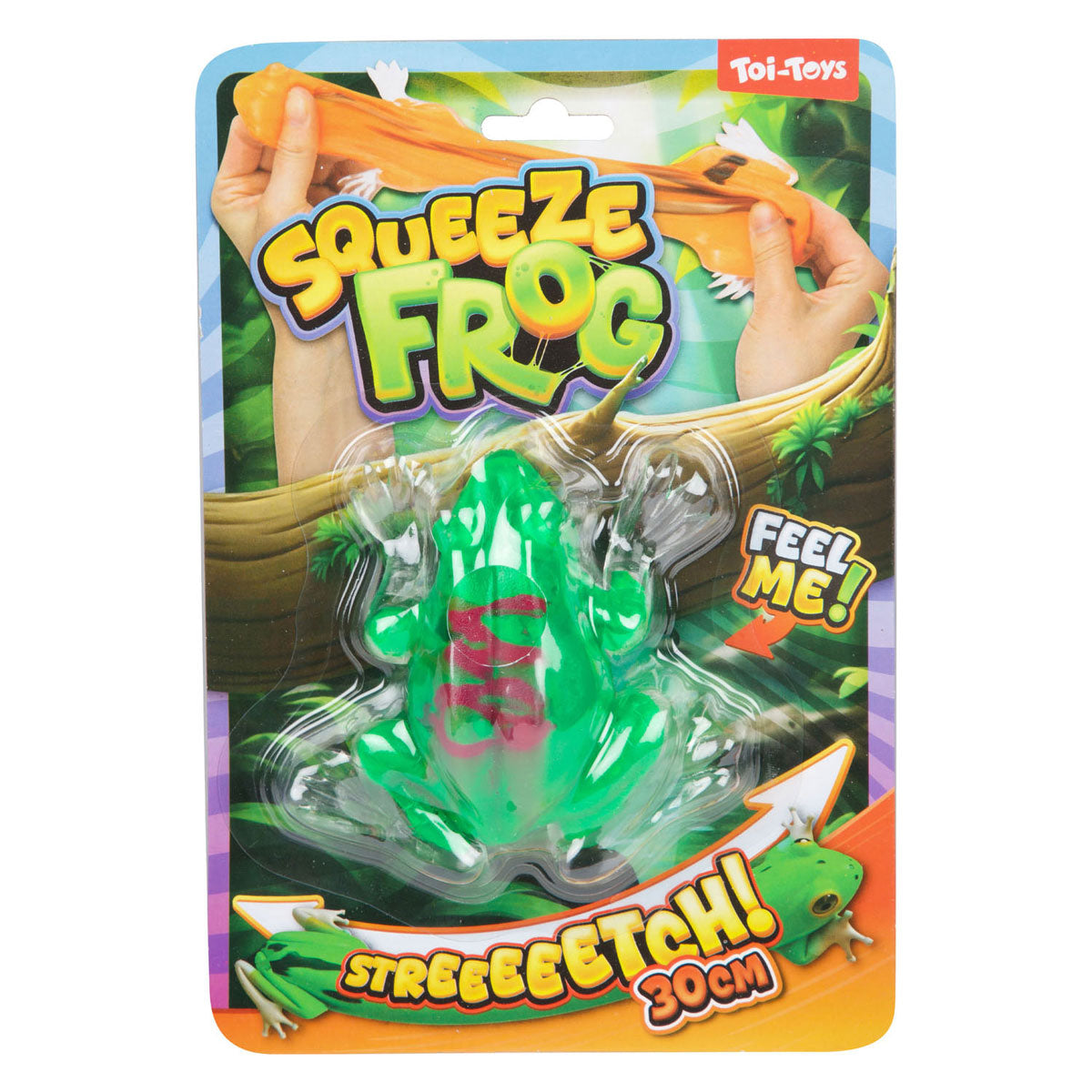 Toi-toys grenouille malléable extensible jusqu'à 30cm