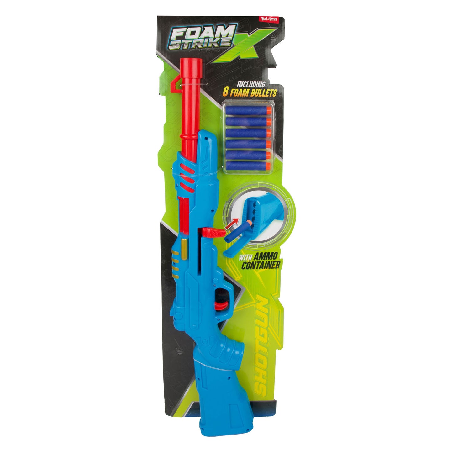 Fusil Strikex en mousse Toi-toys avec 6 flèches en mousse