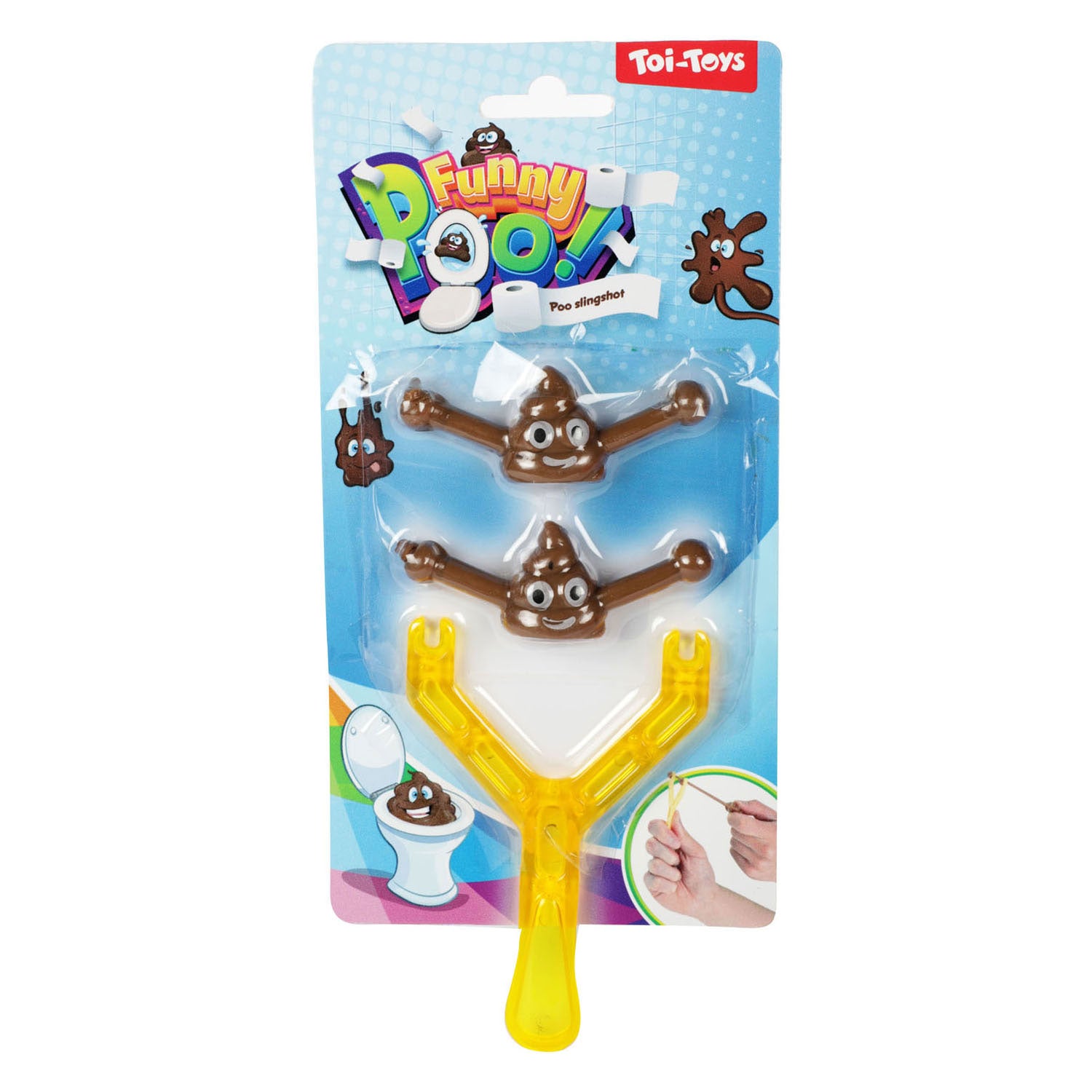 Toi-toys catapulte de caca drôle avec crotte