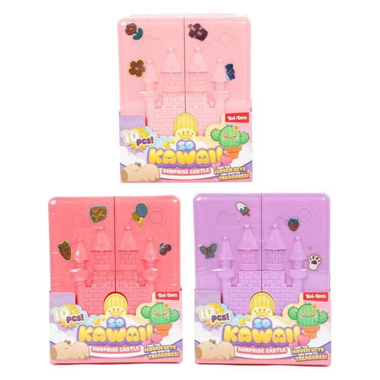 Toi-toys collier et perles château surprise so kawaii - 10 pcs.