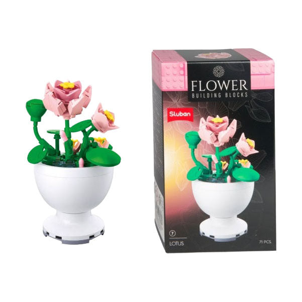 Sluban bloque les fleurs en post