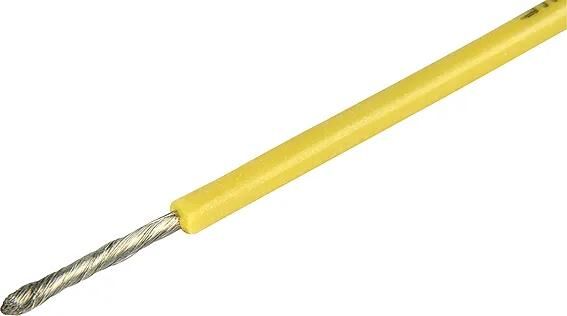 Herhth + Bens électrique Caole Silicone 0,75 mm jaune 5 mtr.