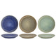 Assiette petit déjeuner brise de mer 21cm boîte de 6