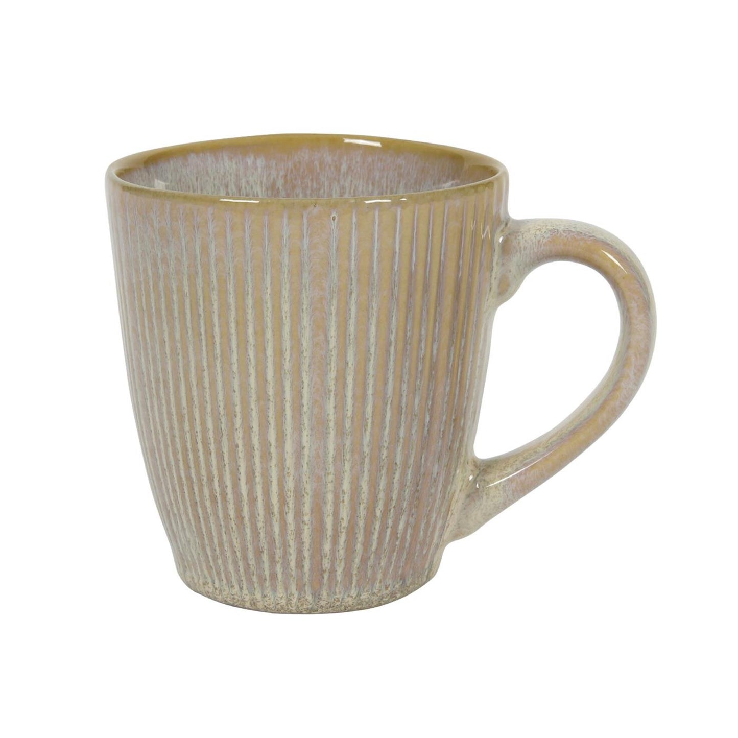 Tasse à café lignes océan beige 340ml