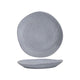 Assiette plate textile tissé gris ø27cm