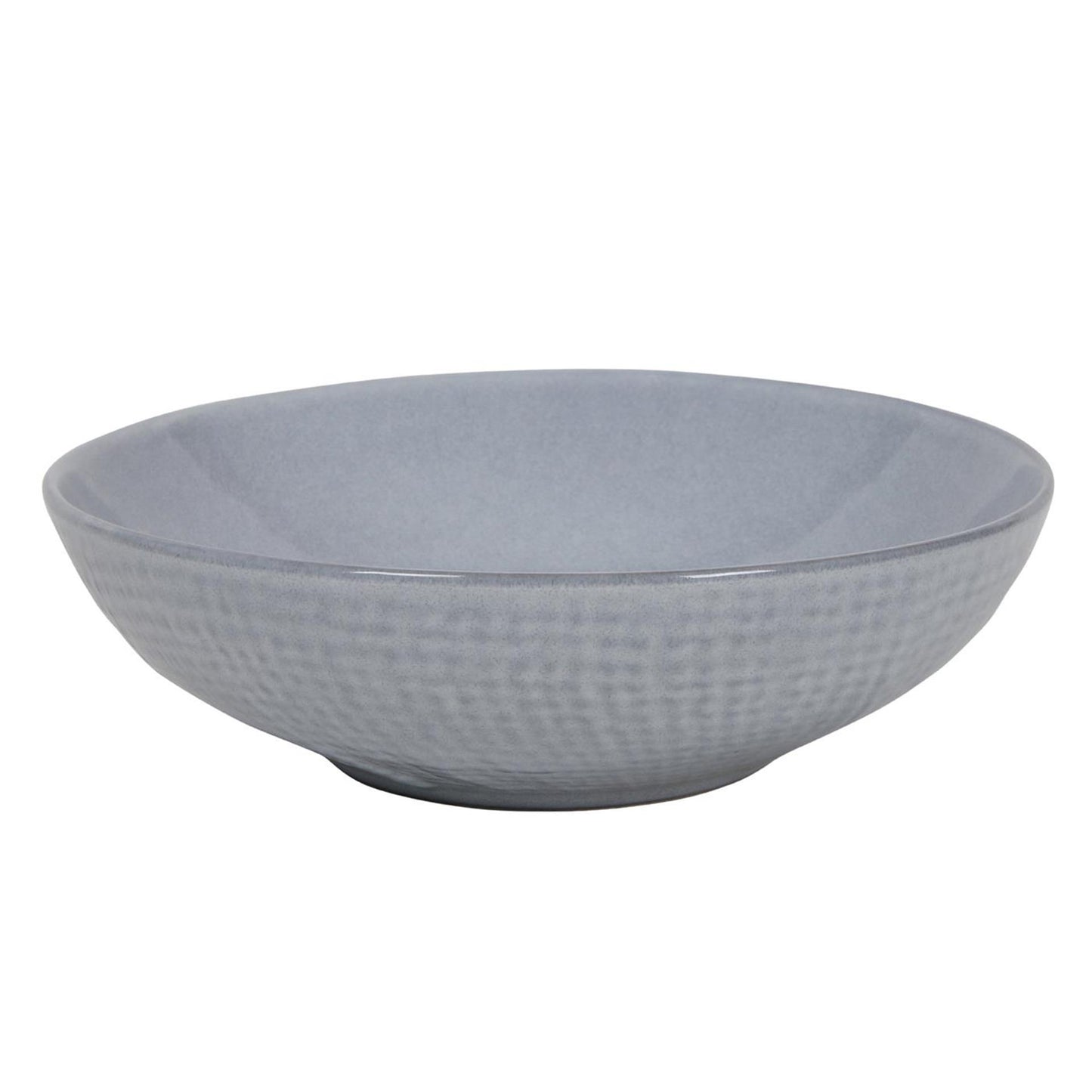Assiette creuse textile tissé gris ø18x5,5cm