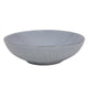 Assiette creuse textile tissé gris ø18x5,5cm