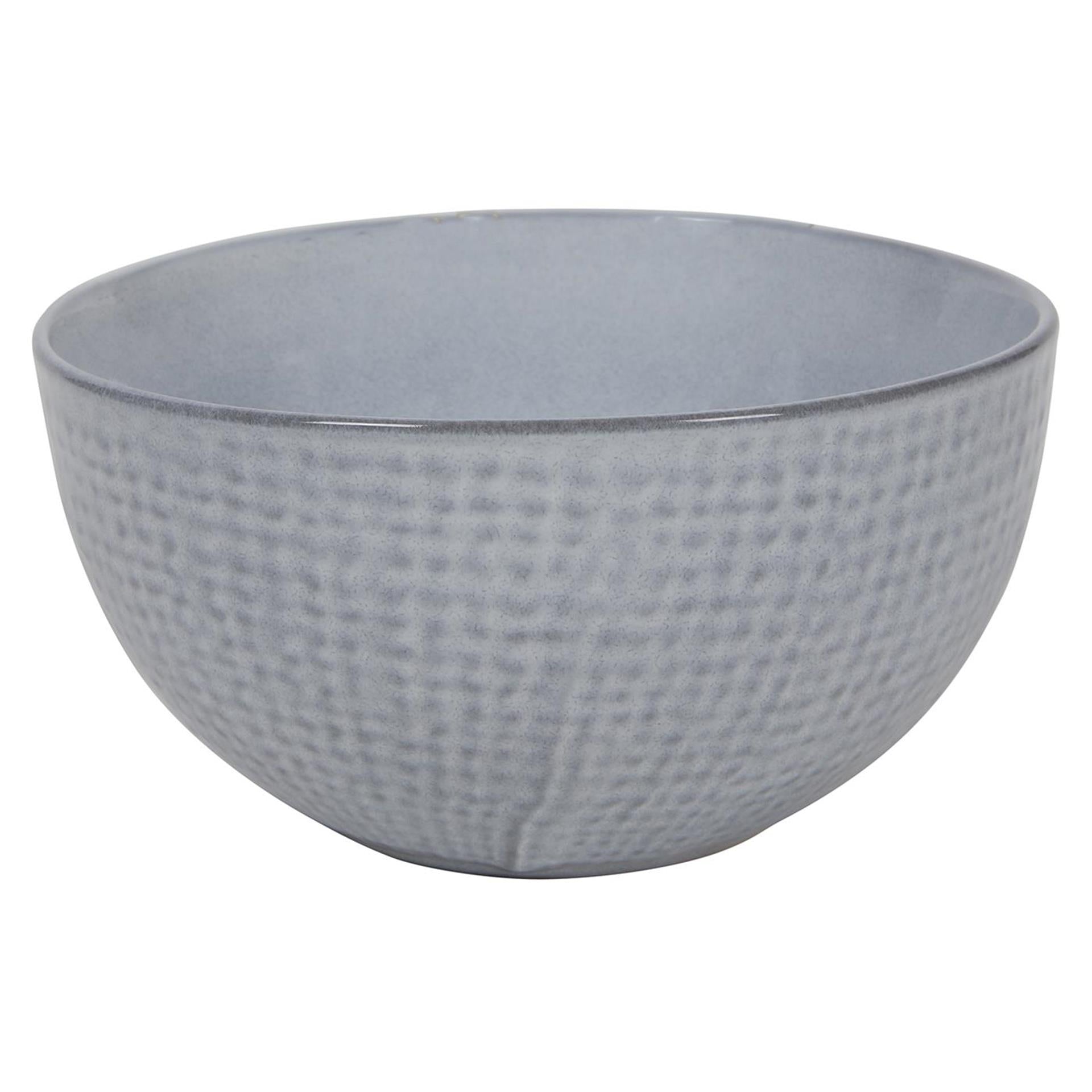 Bol textile tissé gris ø15x7,5cm