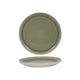 Assiette petit-déjeuner blanc mat vert ø21,4cm 6 pièces
