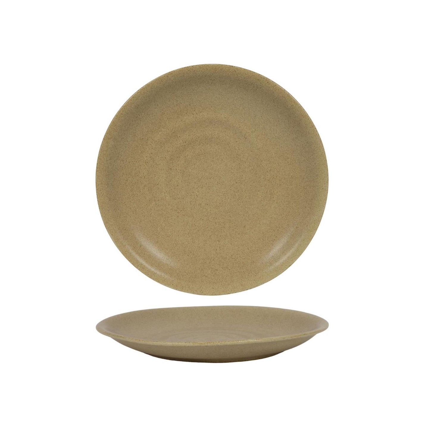 Assiette argile beige ø27,6cm boîte de 6 pièces