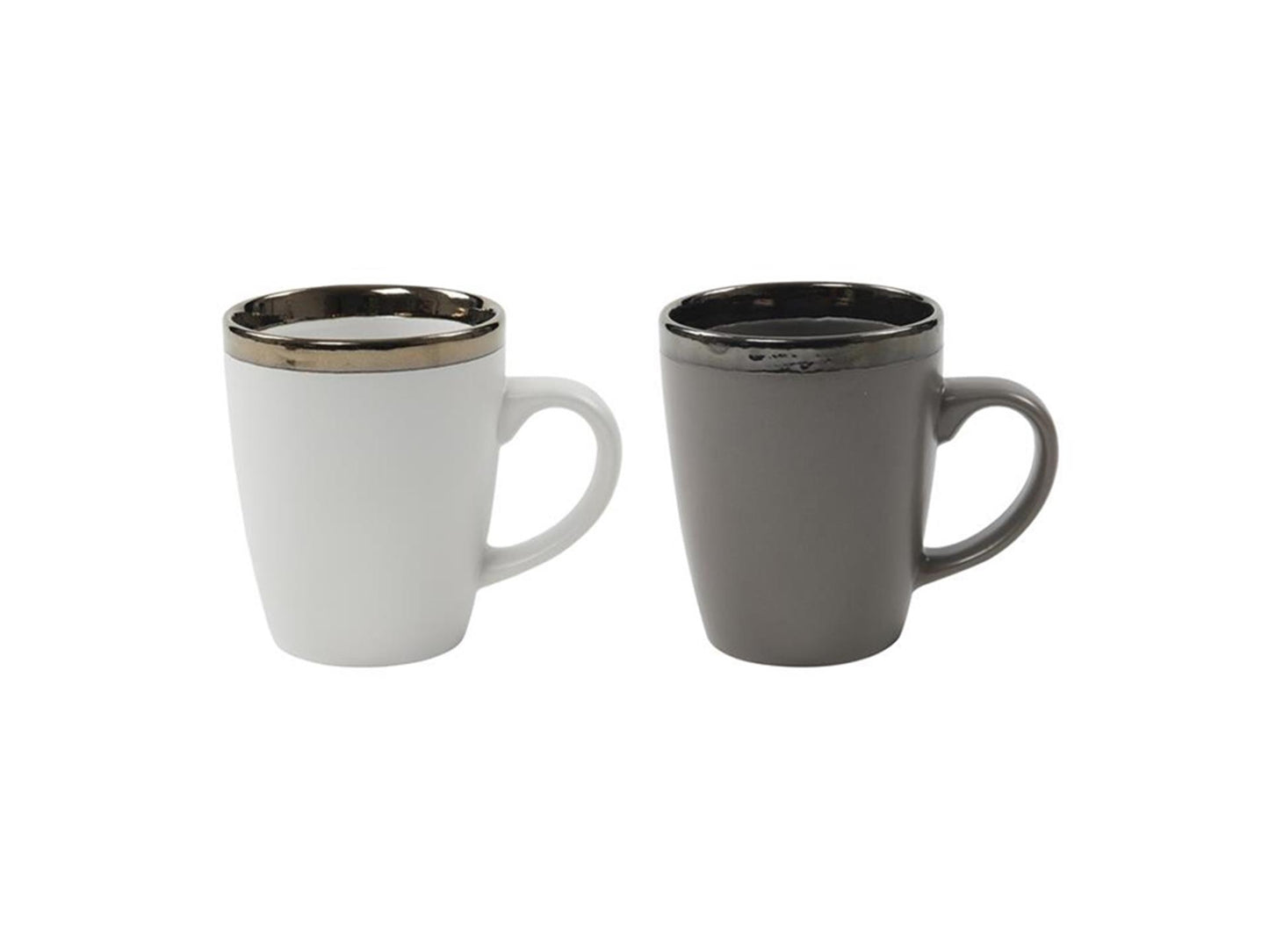 Svenska living tasse à café venise 340ml gris ou blanc 6 pcs