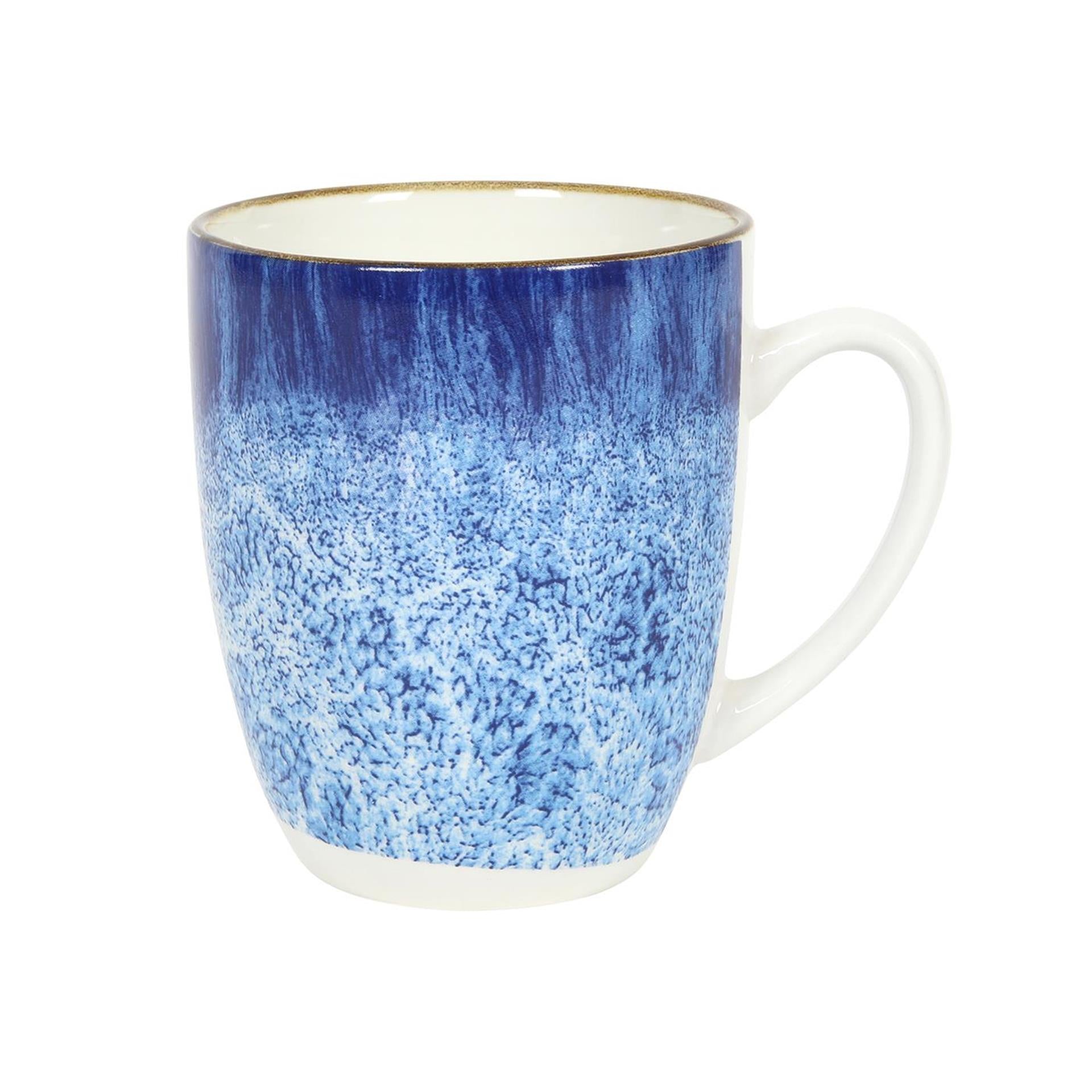 Tasse à café 350ml vernis réactif bleu 6 pcs