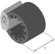 HETH + BUSS Clipfix Spacer H + B Inner-D = 9,5 mm, l = 20 mm
