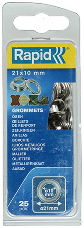 Rapid 1009446 - oeillets g1 21x10 25pcs | 5 pièces