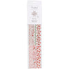 Bandes de tressage en papier Vivi Gade, l: 44+78 cm, l: 15+25 mm, d 6,5+11,5 cm, rouge, blanc, 48 bandes 1 boîte