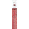 Bandes de tressage en papier Vivi Gade, l: 44+78 cm, l: 15+25 mm, d 6,5+11,5 cm, rouge, blanc, 60 bandes 1 boîte