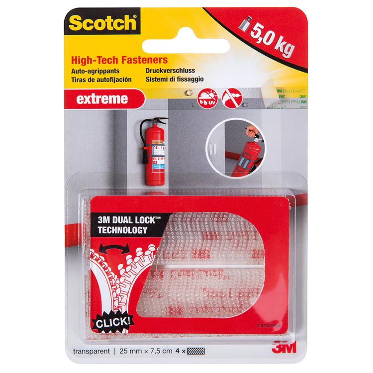 3m 1059299 - bandes de montage scotch rf6730 extreme trp 7,5cm (2 jeux) | 6 pièces