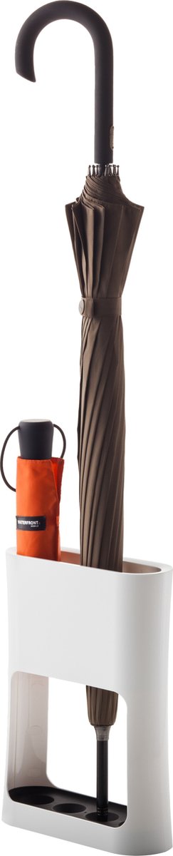 Porte-parapluie Yamazaki - ovale - blanc