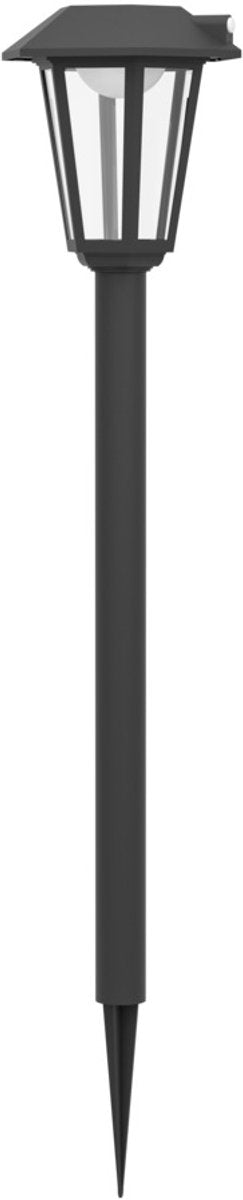 Lampe d'extérieur solaire Eglo prietta - capteur - rechargeable - LED - 87,7 cm - noir