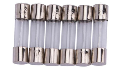 Dresshelhaus en verre fusibles 5x20 mm pour l'autoradio 1a 6 pièces