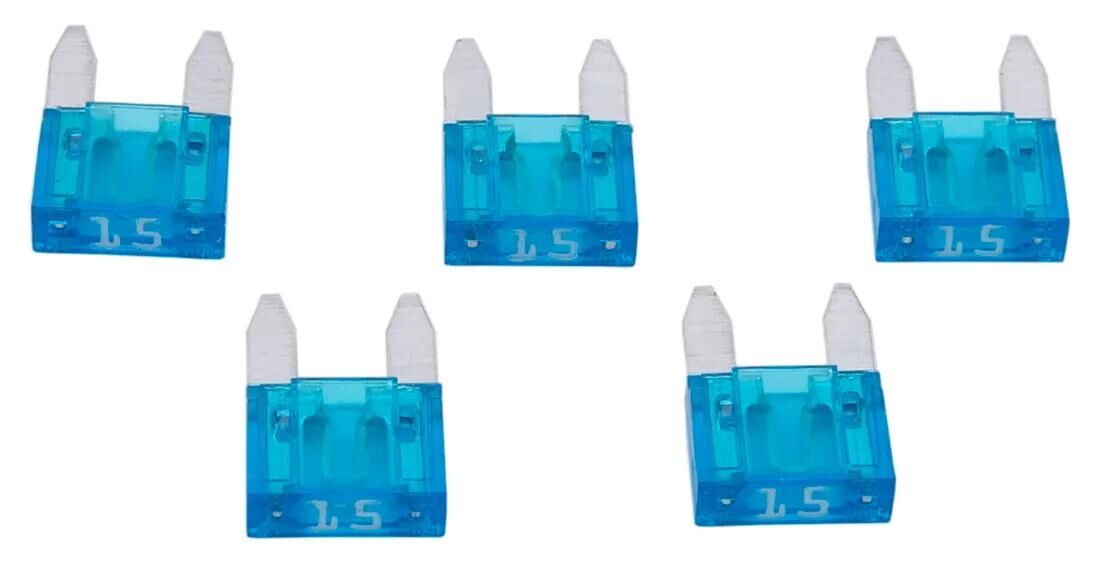 À venir bientôt fusible plat mini 15a bleu clair 5 pcs.
