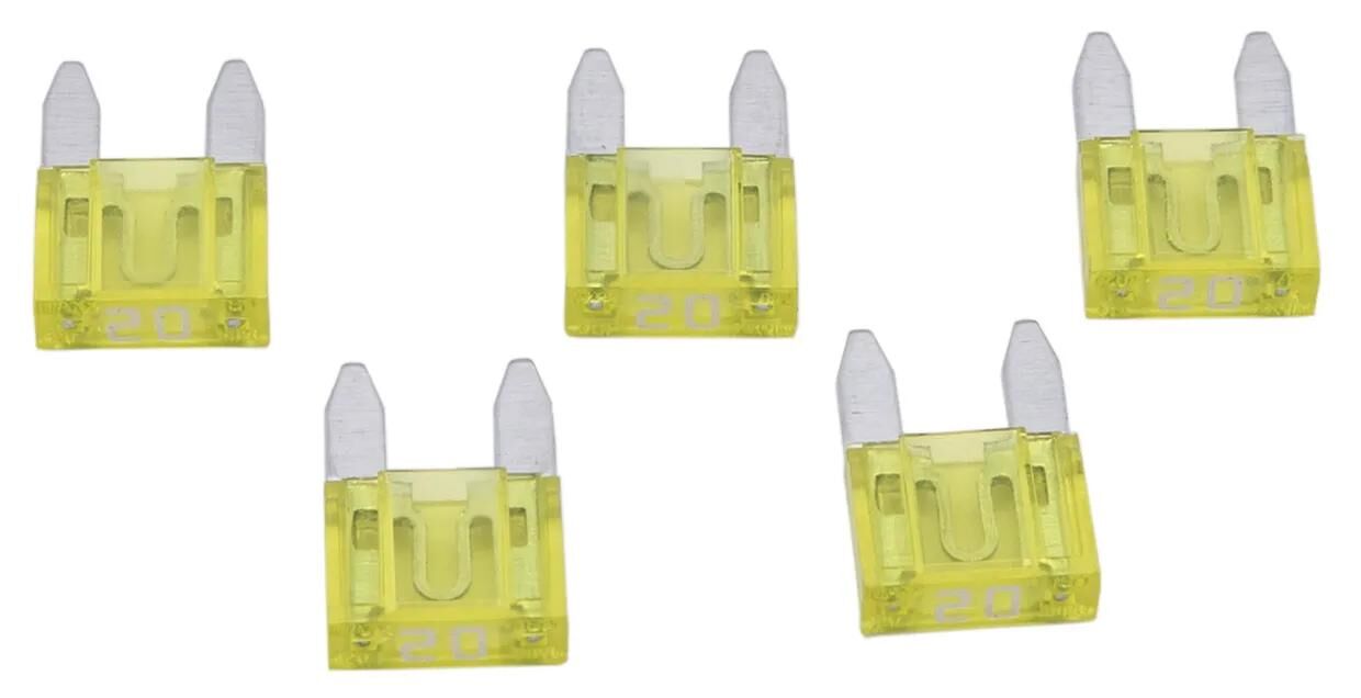 À venir bientôt fusible plat mini 20a jaune 5 pcs.